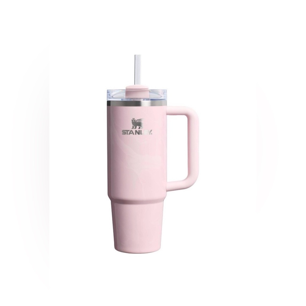 Stanley 30oz H2.0 Flowstate Quencher Tumbler Pink Amethyst Calacatta
